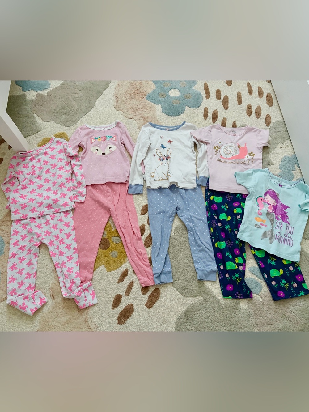 Group of Girls Pajamas - 3T